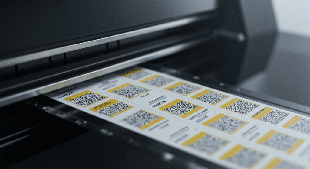 What type of printing is best for QR codes?