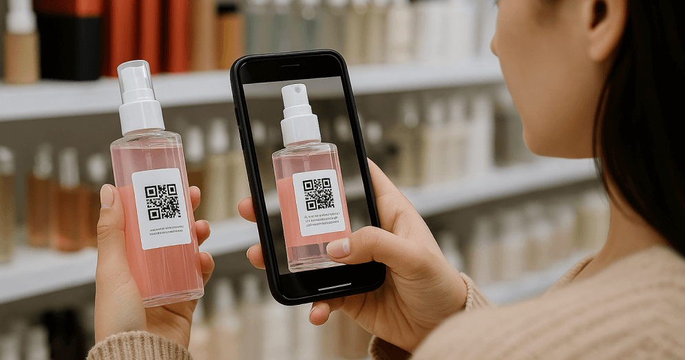 QR codes on cosmetics packaging: What beauty brands should know