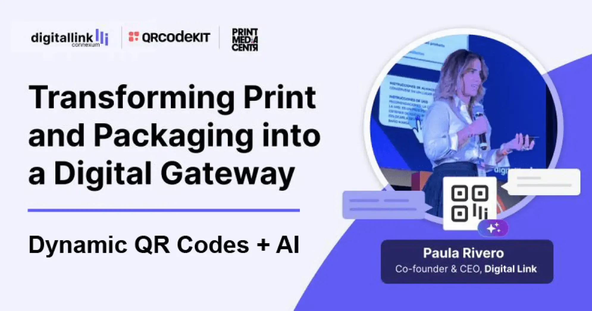 Digital Link at Transforming Print and Packaging into a Digital Gateway: Bringing packaging to life with AI