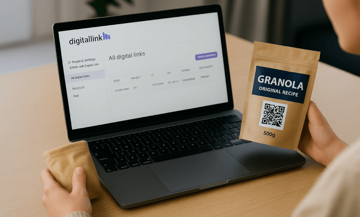 First step creating a QR code from GTIN