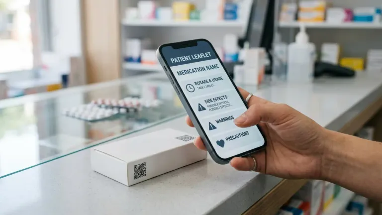 Electronic patient information leaflet: how QR codes on medicine packaging are replacing the paper insert