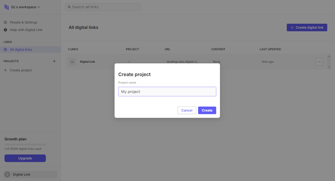 Create project