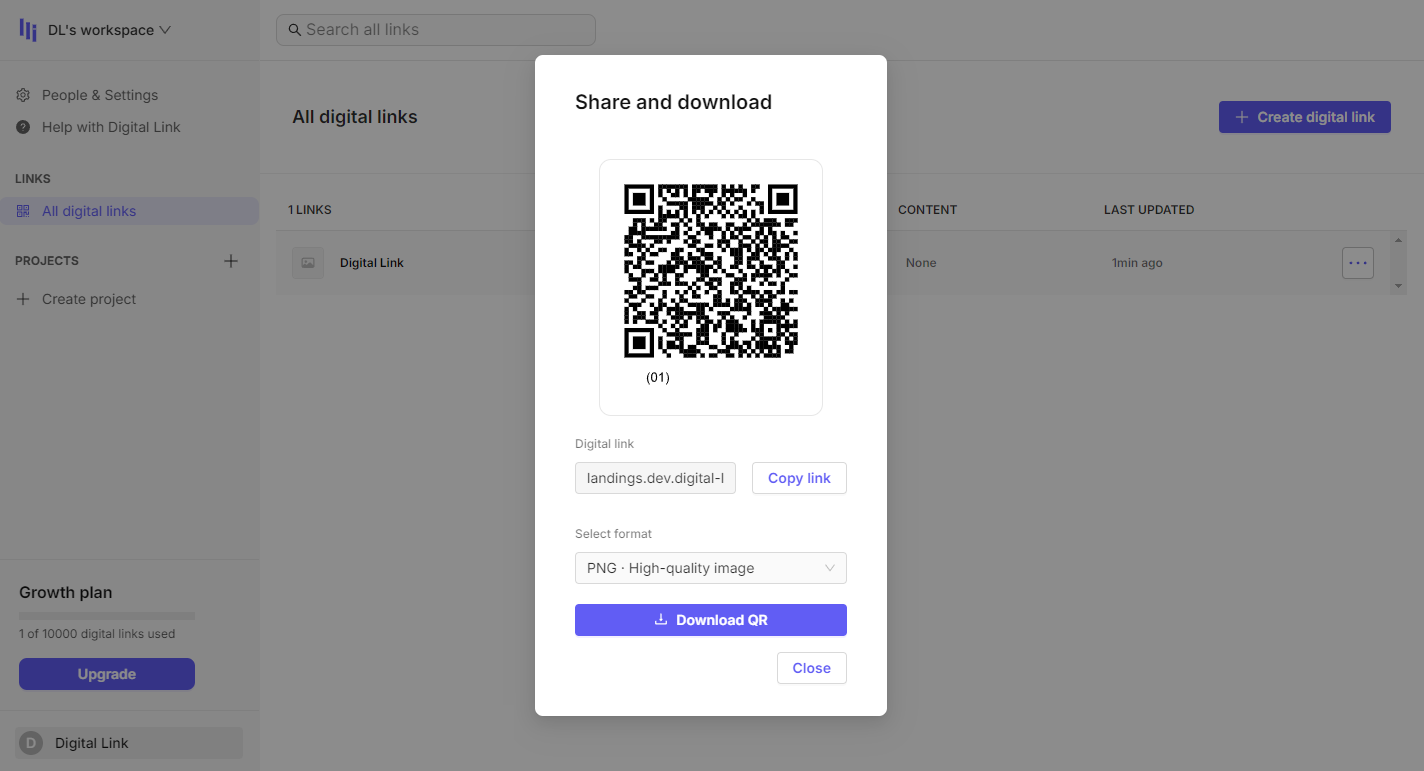 Share and download 2