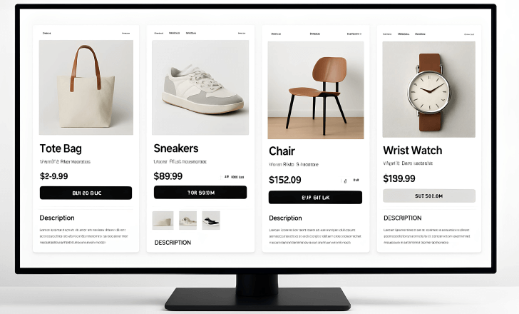 Product page showing organized technical specifications clearly.